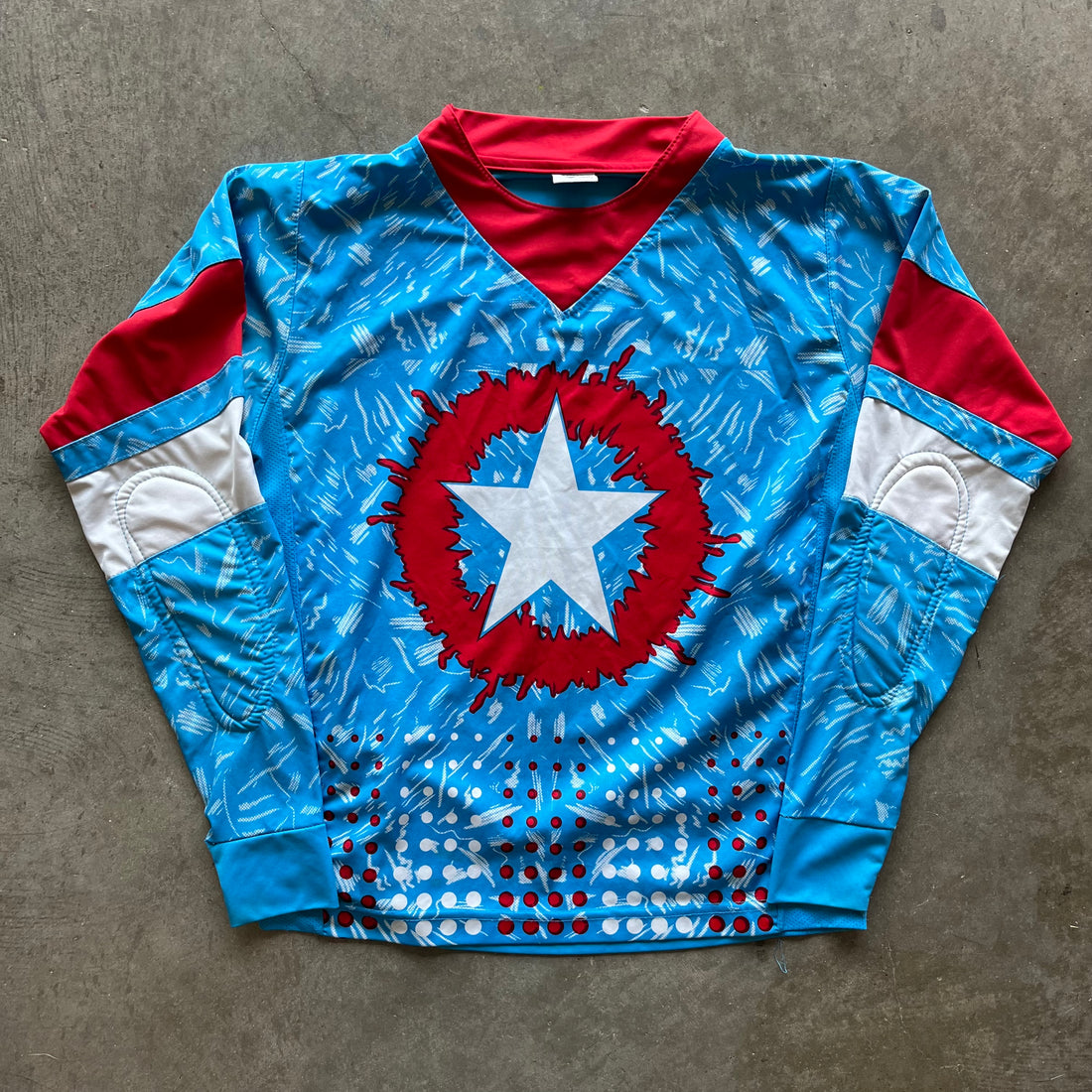 M Captain America Soccer Jersey