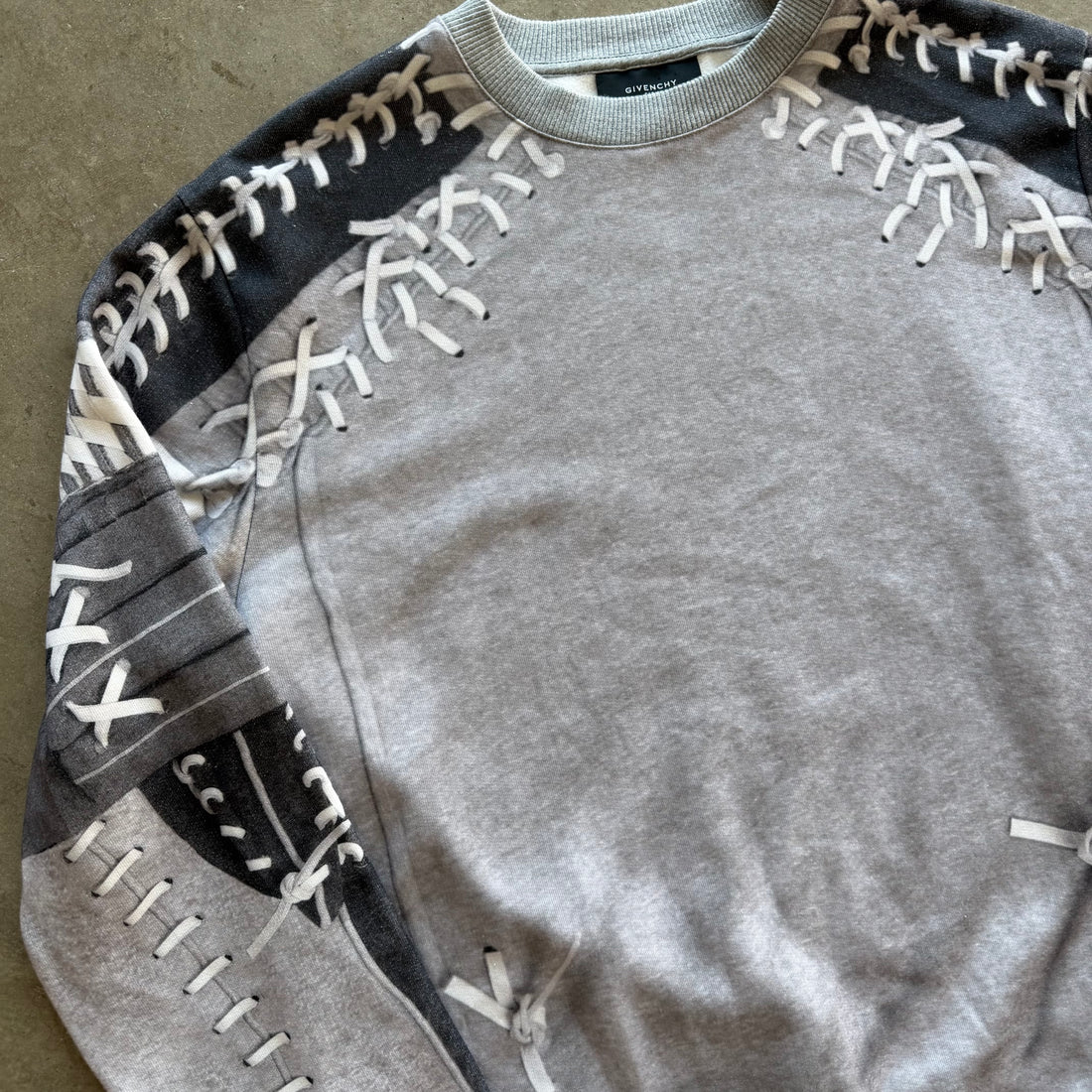 L Givenchy FW13 Baseball Print Crewneck