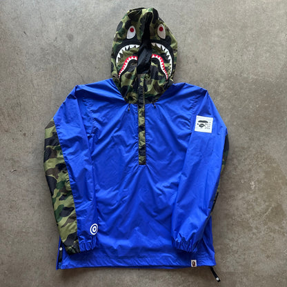 L Bape WGM Tigershark Anorak Hoodie