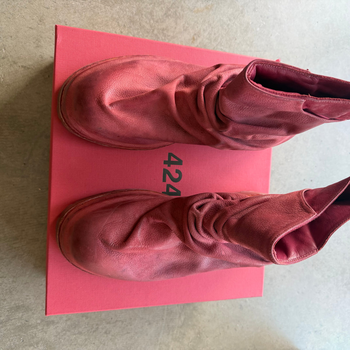 11 424 Marathon Boots Red