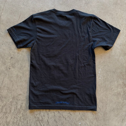 S Chrome Hearts Blue Neck Logo Tee