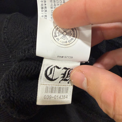 XL Chrome Hearts Nylon Patch 7–11 Crewneck Black