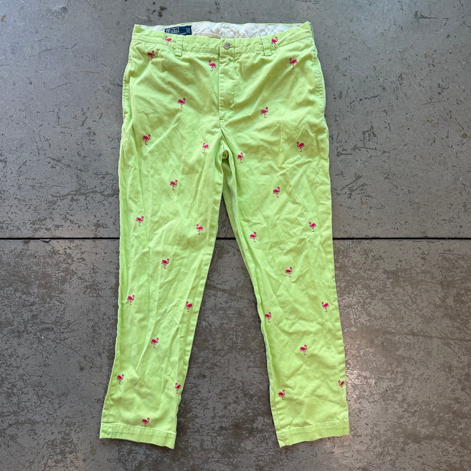 36x32 90s Polo Flamingo Pants