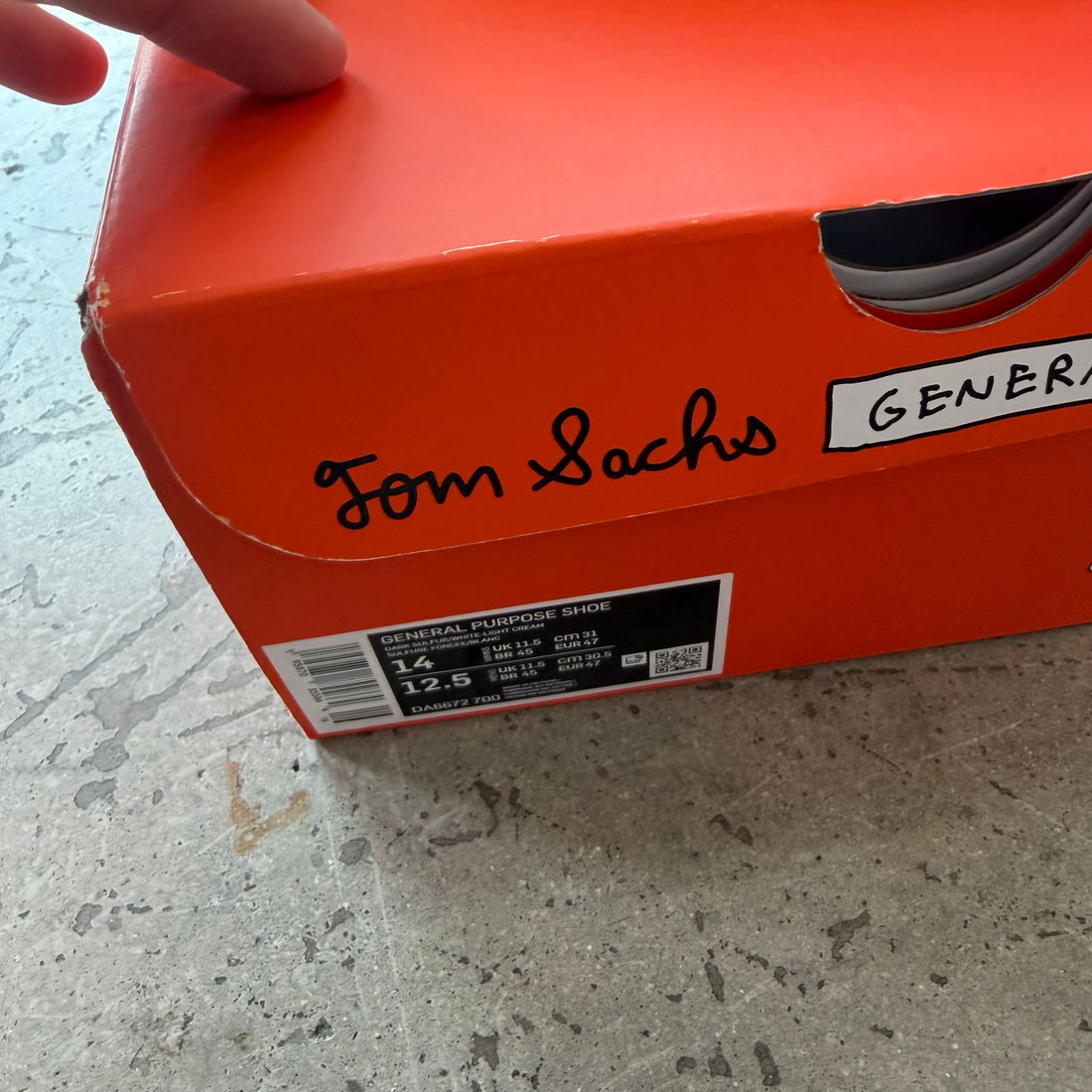 12.5 Tried On Tom Sachs General Purpose