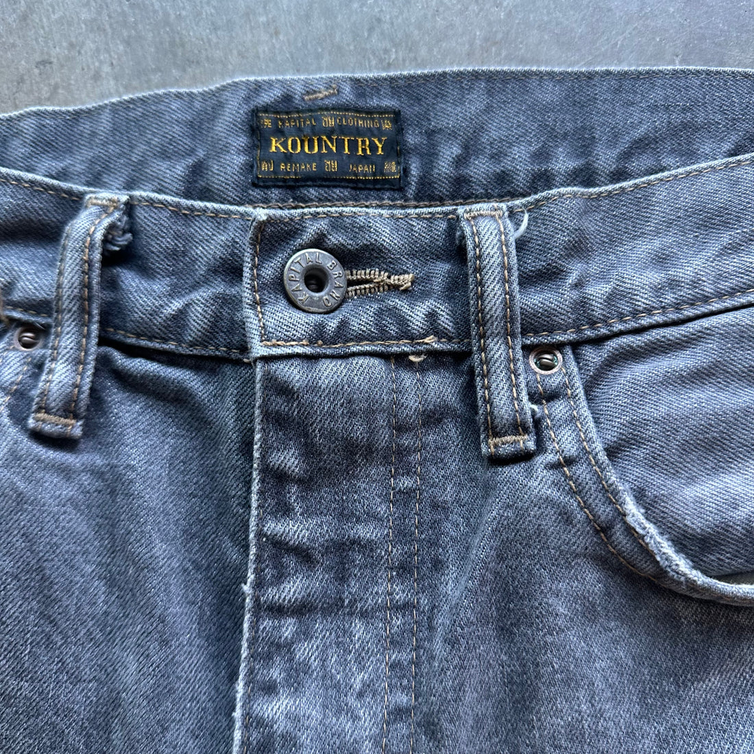 34w Kapital Bone Shorts