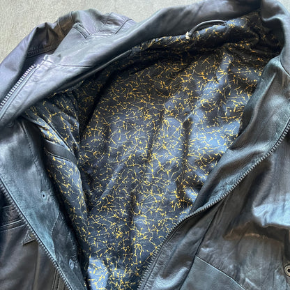 XL 90s Echtes Leder German Leather Jacket