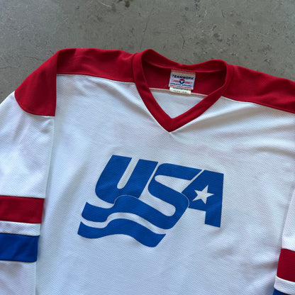 XL 90s Team USA Hockey Jersey
