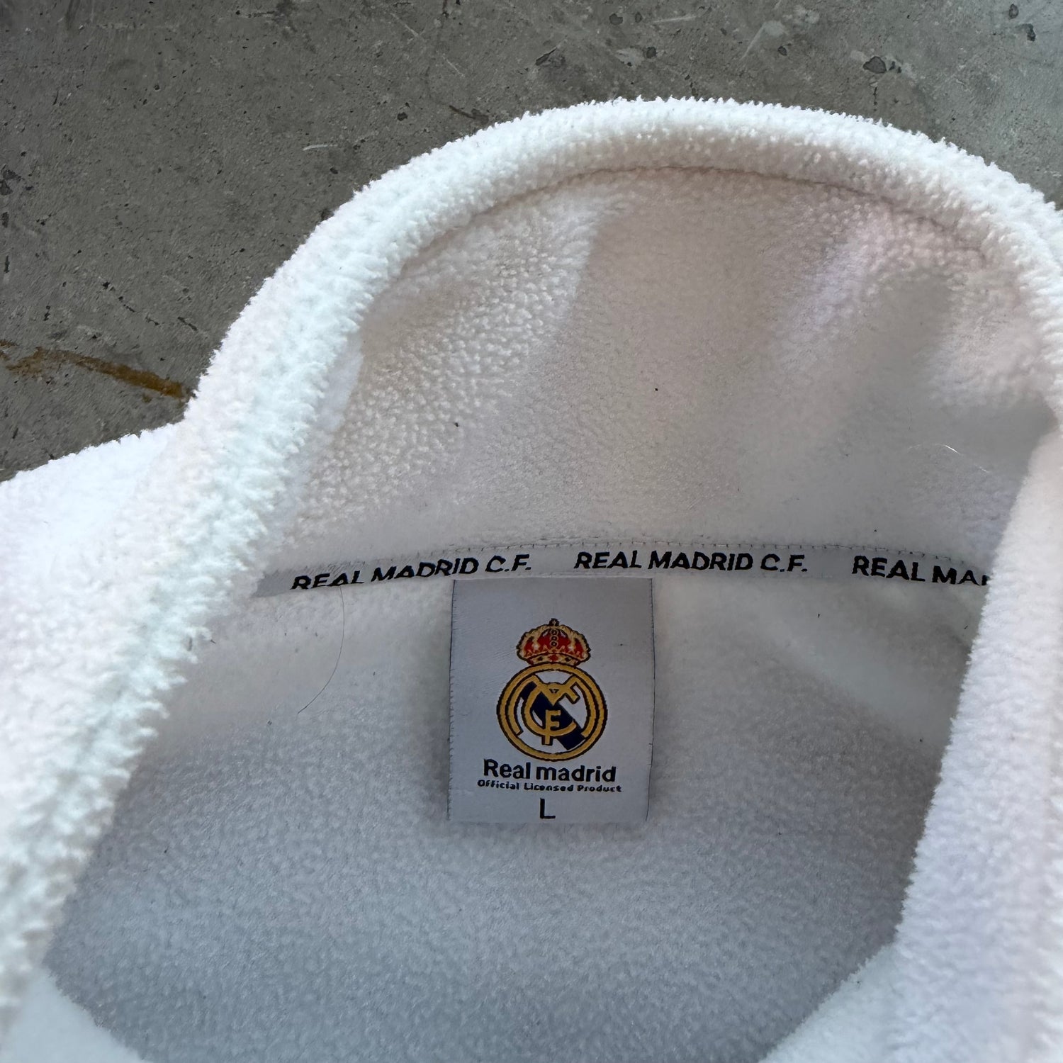 L Real Madrid Fleece Full Zip