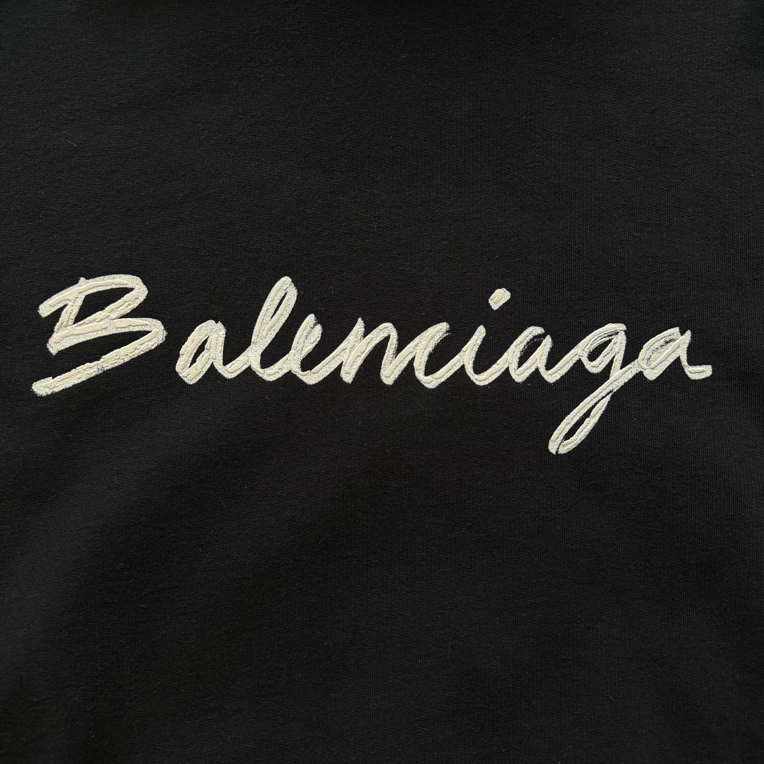 XL Balenciaga Script Logo Hoodie