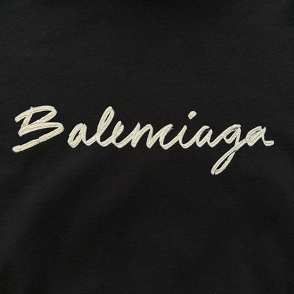 XL Balenciaga Script Logo Hoodie