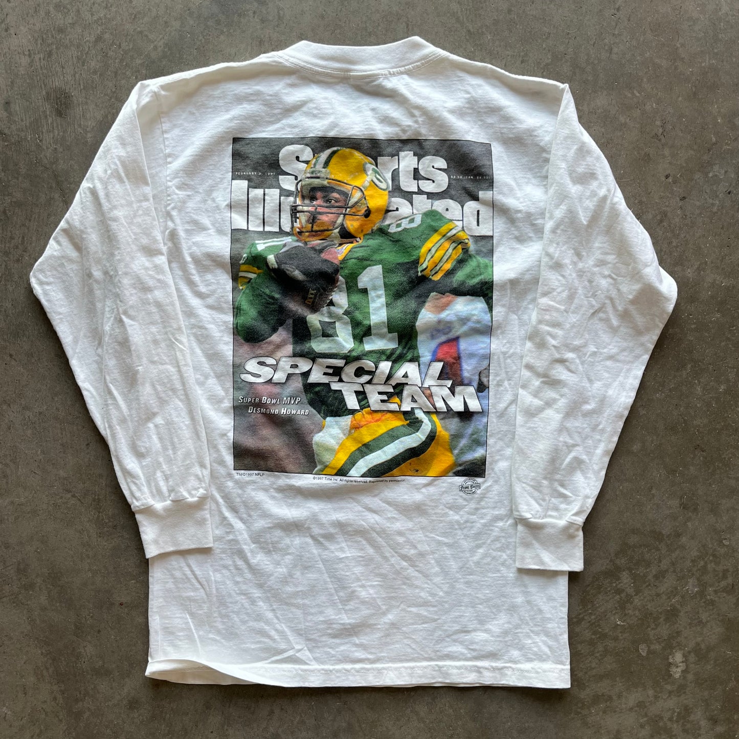 M 97 Desmond Howard Packers Longsleeve