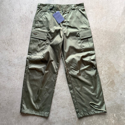 36w Nylon Olive Prada Pants