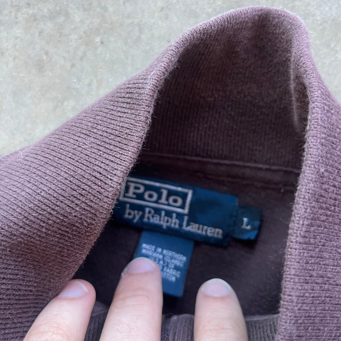 L 00s Polo Quarter Zip