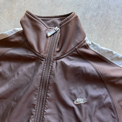 M 00s Brown Nike Full Zip