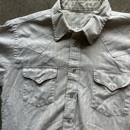 L Vintage Pearl Snap