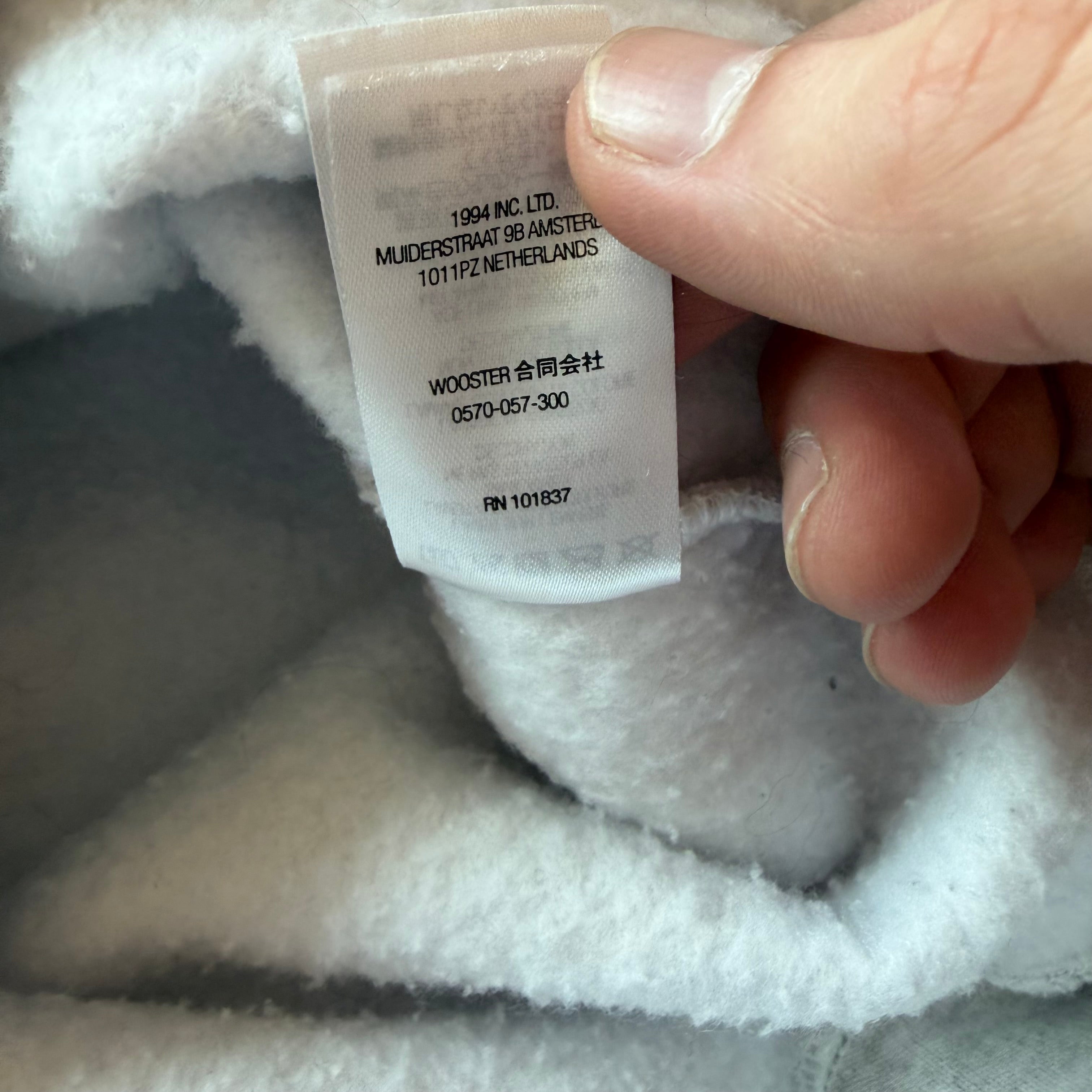L Supreme Graffiti Logo Hoodie Gray