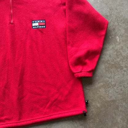 XL 90s Tommy Hilfiger Fleece Quarter Zip
