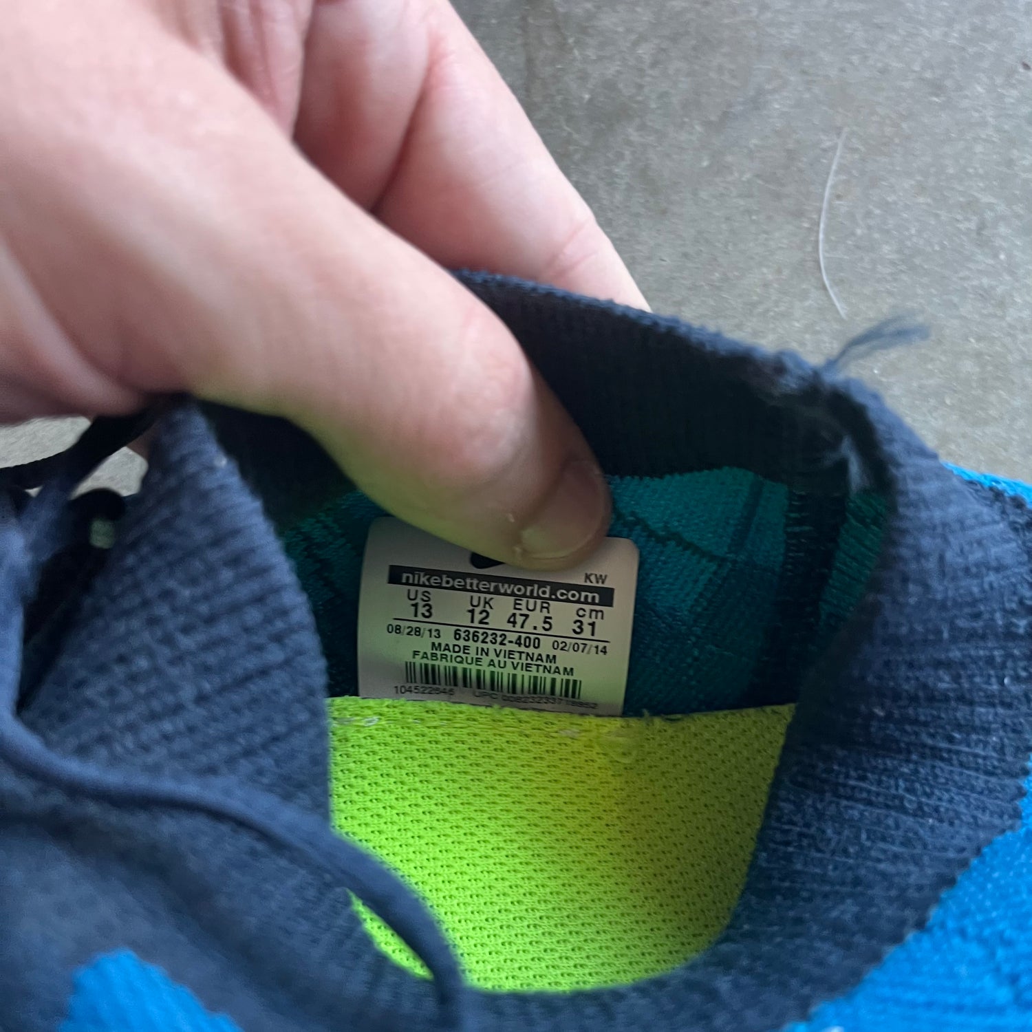 11.5 Used 2013 Nike Free 3.0