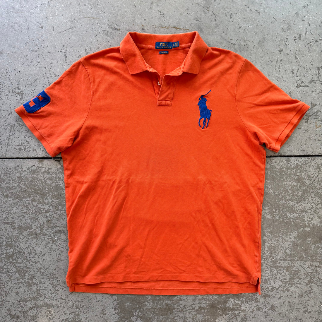 XL 00s Orange Big Horse Polo