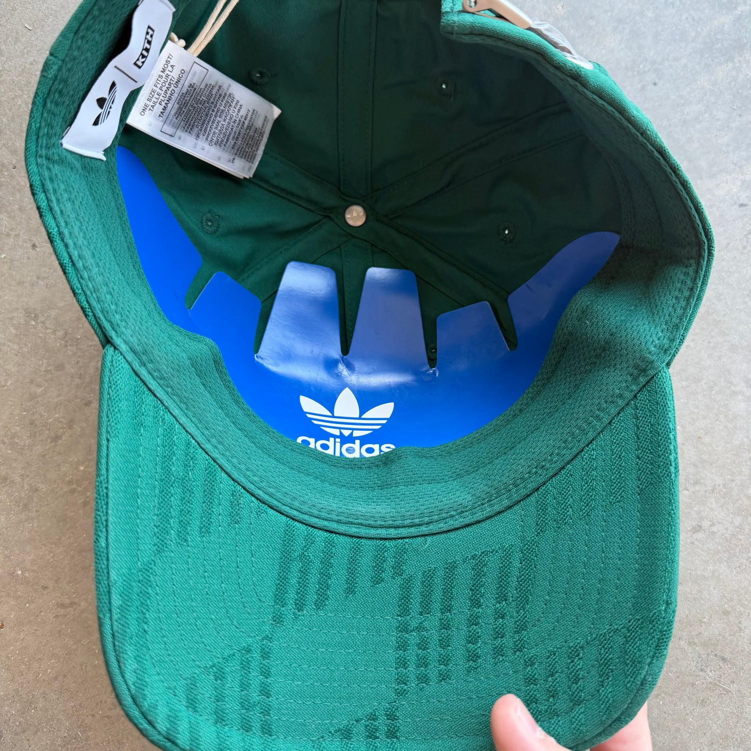 Kith x Adidas Green Logo Hat