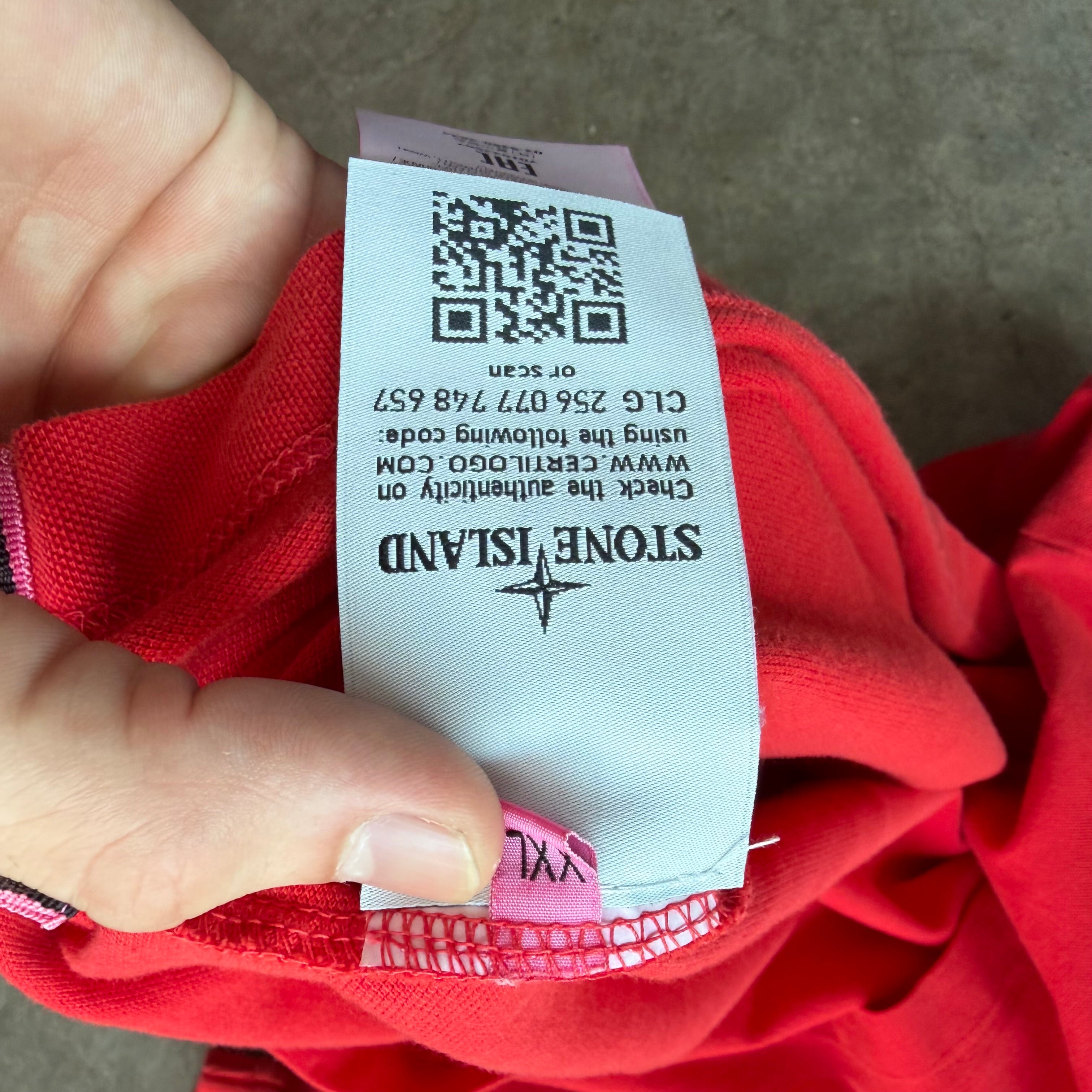 XL Stone Island Polo Red