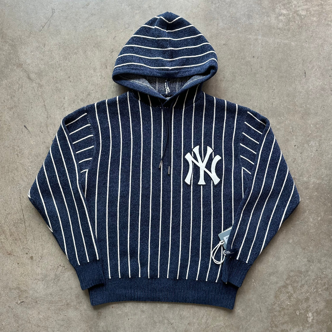 M Blue Kith Yankees Hoodie