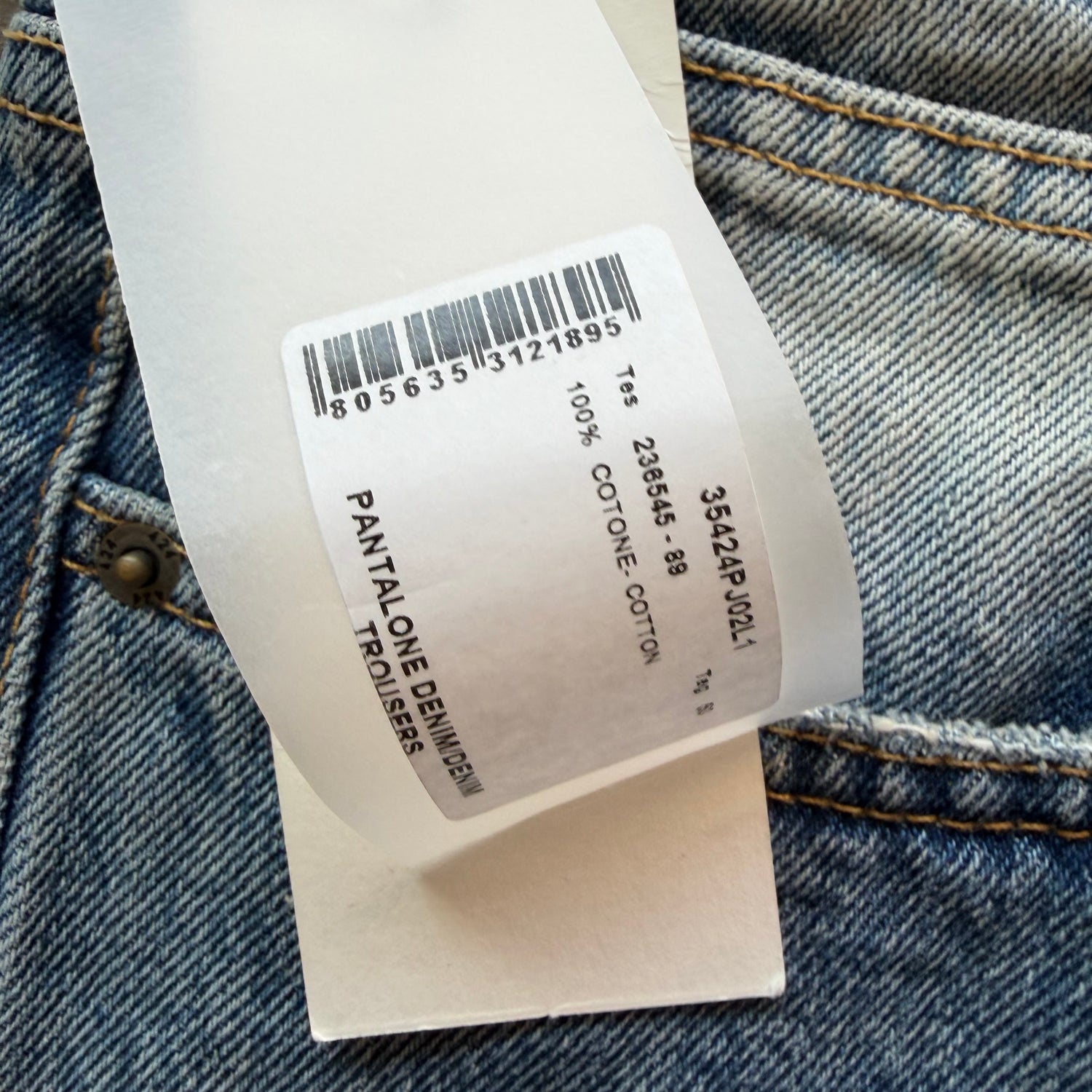 34x37 New 424 Lightwash Denim
