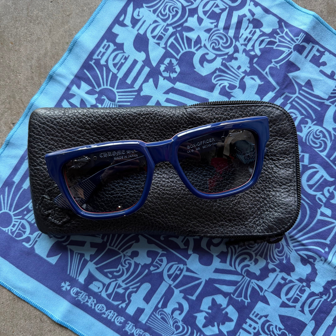 Chrome Hearts Box-Officer Merica Sunglasses