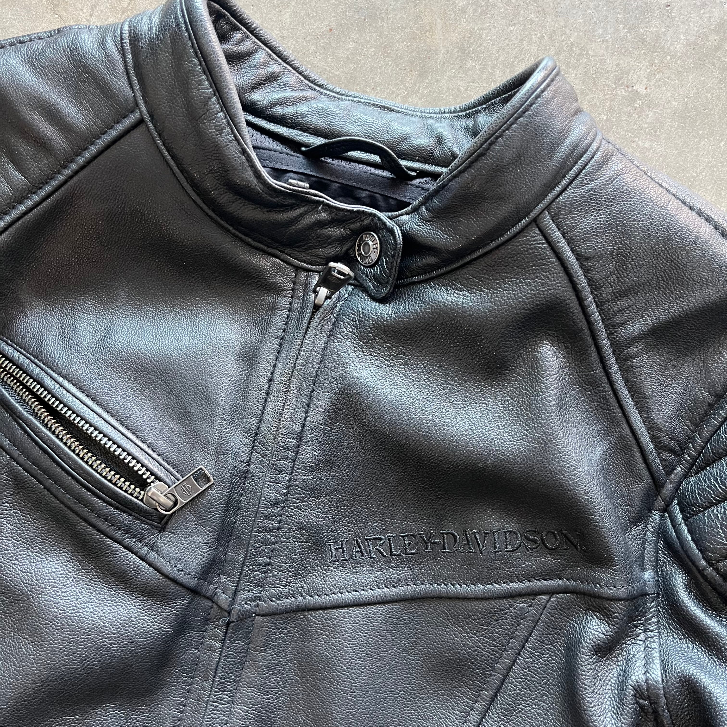 L Harley Davidson Pink Skull Jacket