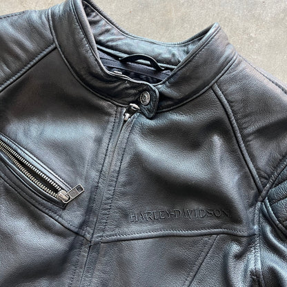 L Harley Davidson Pink Skull Jacket