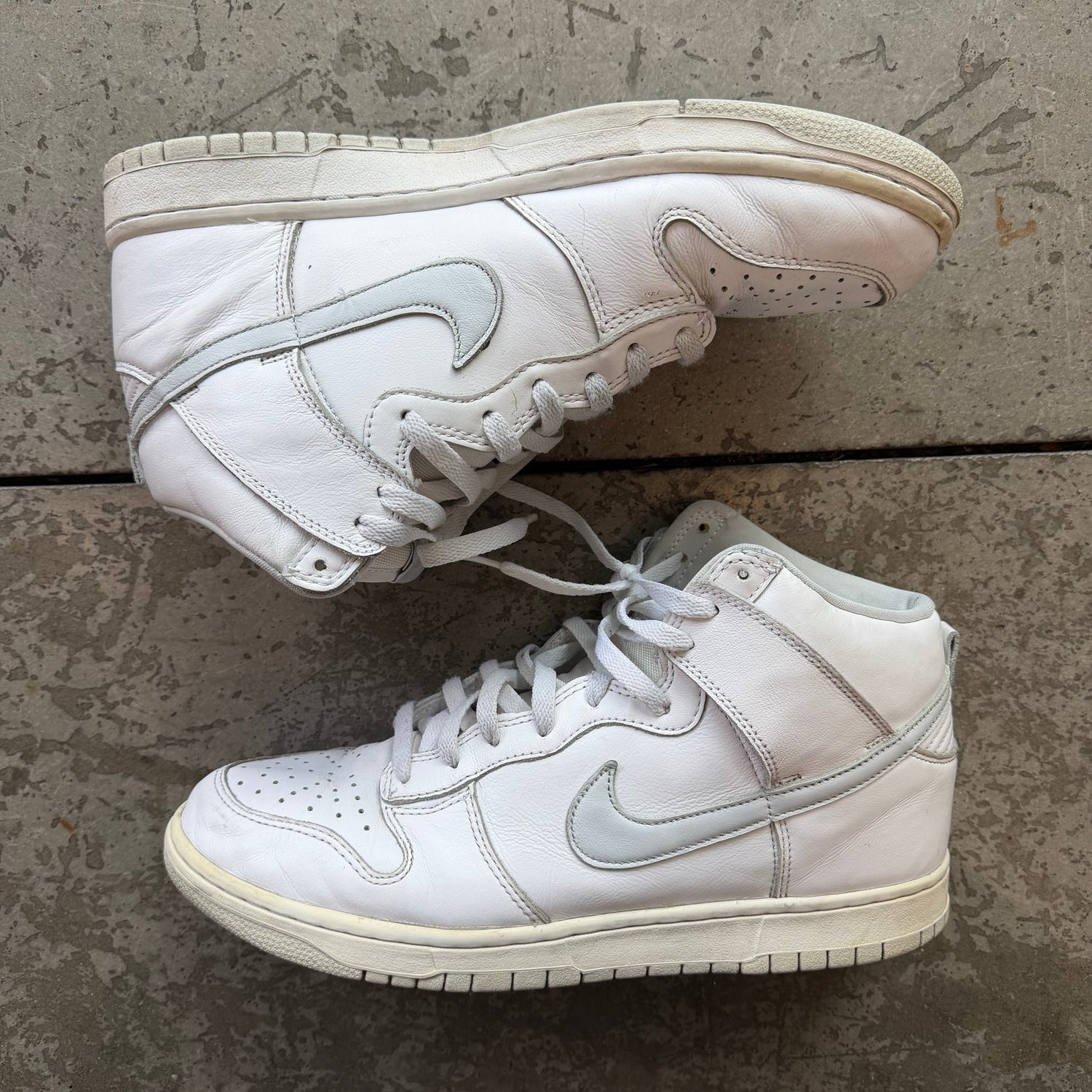 11 Used Nike Dunk High Natural Grey