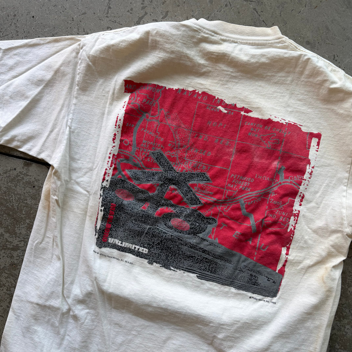 L 95 Thrashed Marlboro Tee