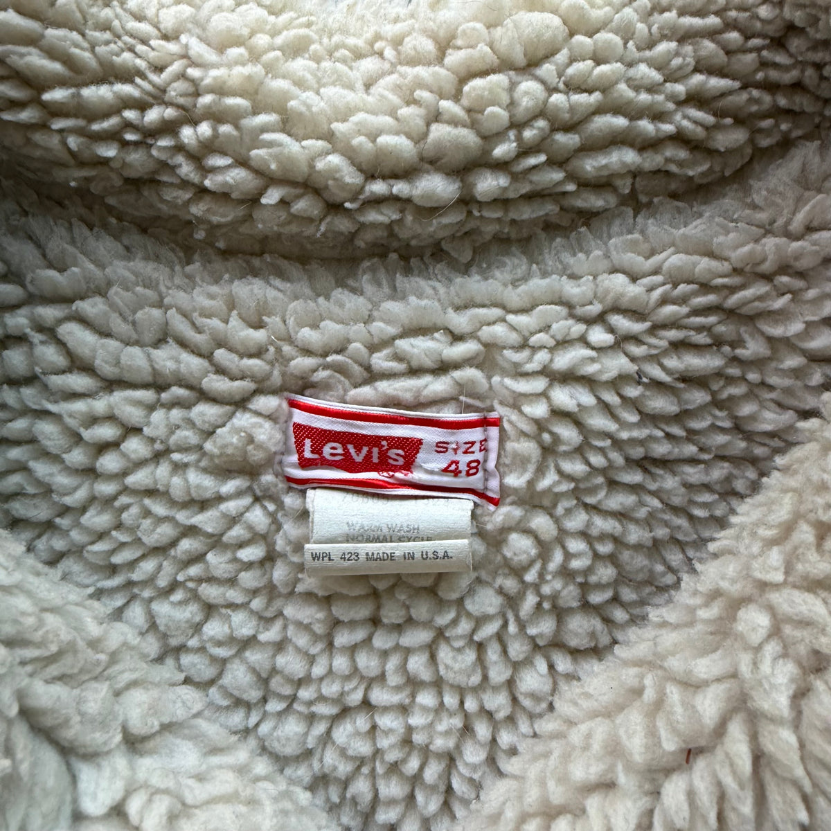 L 70s Levi’s Sherpa Lined Jacket