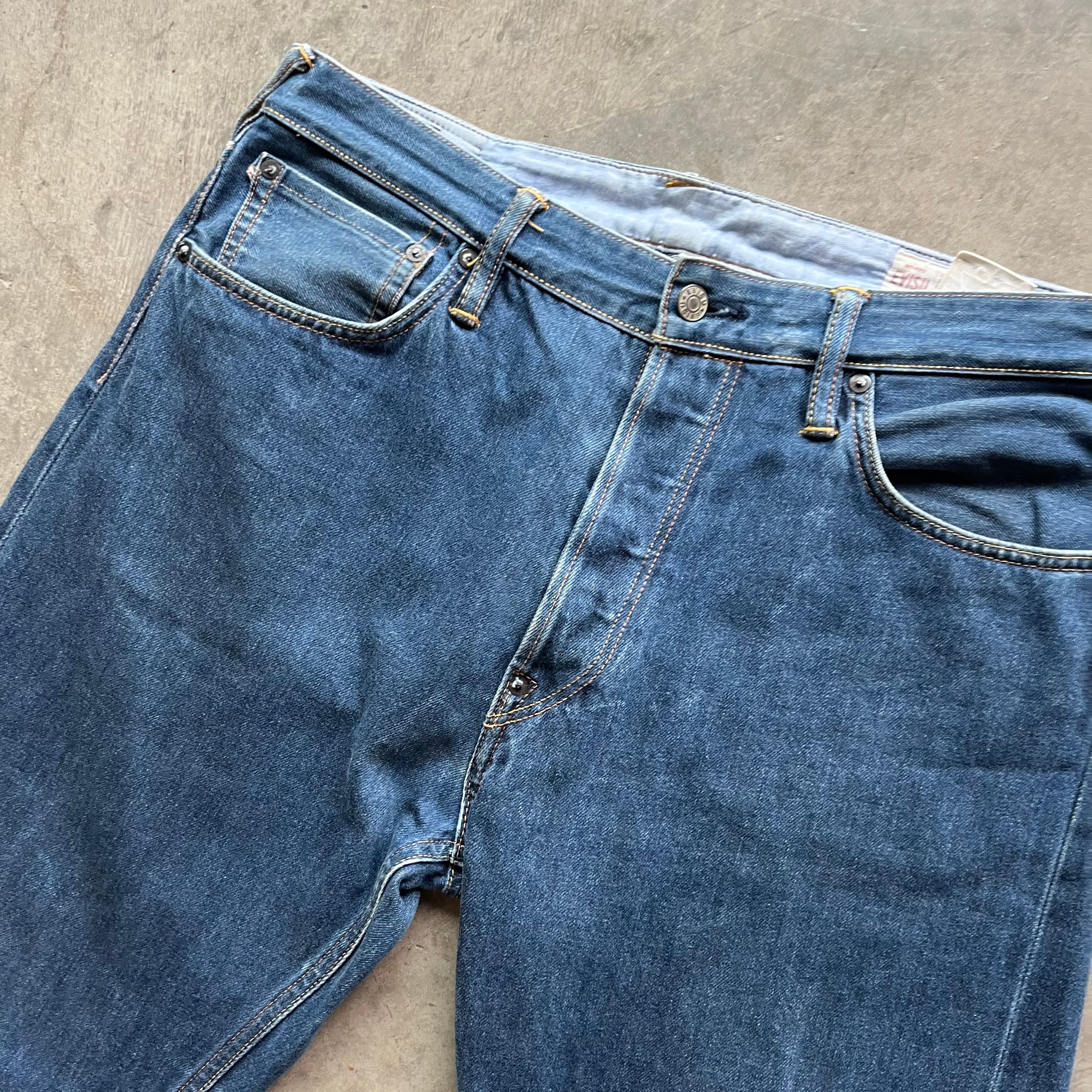 34x31 Yellow Tiger Evisu Jeans