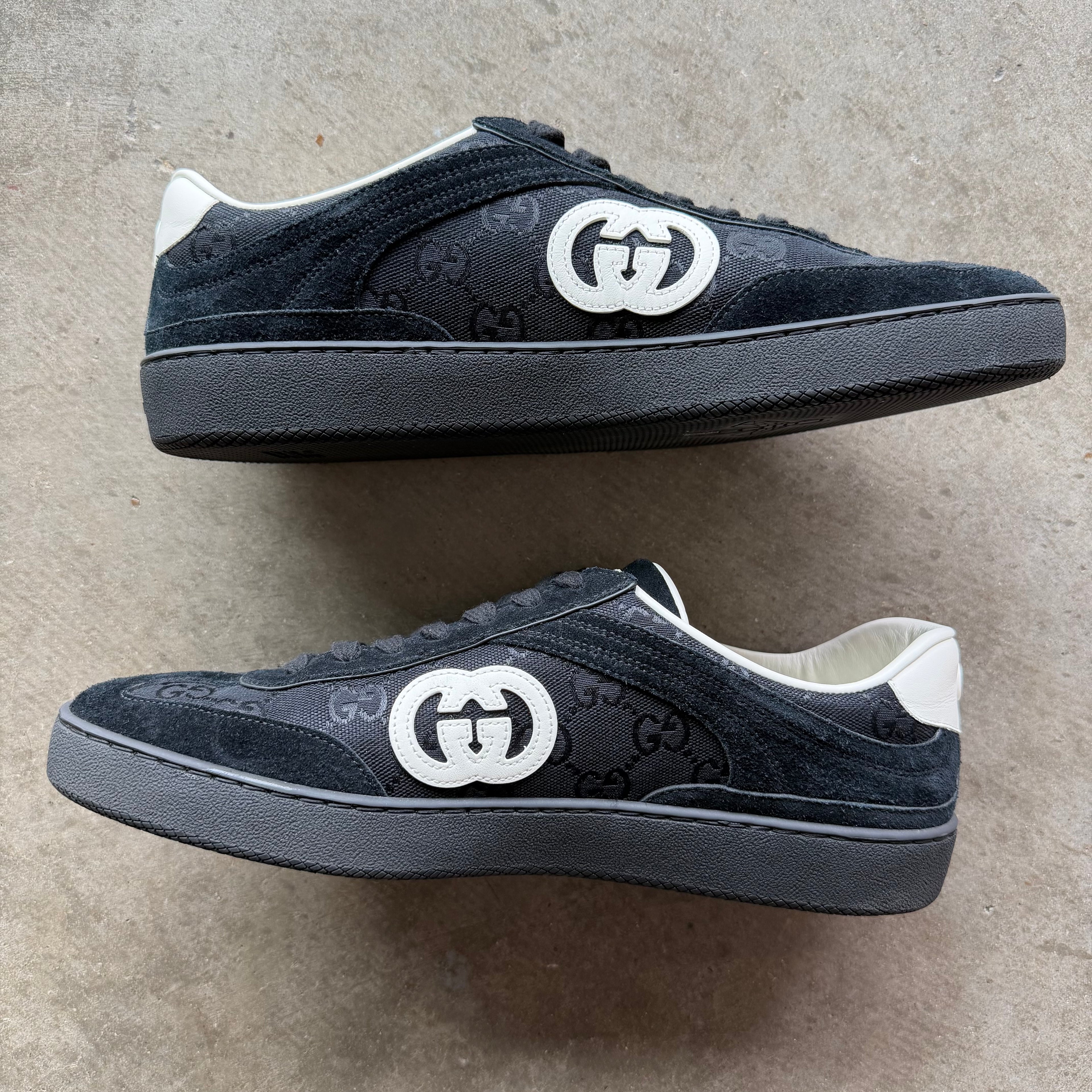 10.5 Gucci G75 Black Monogram
