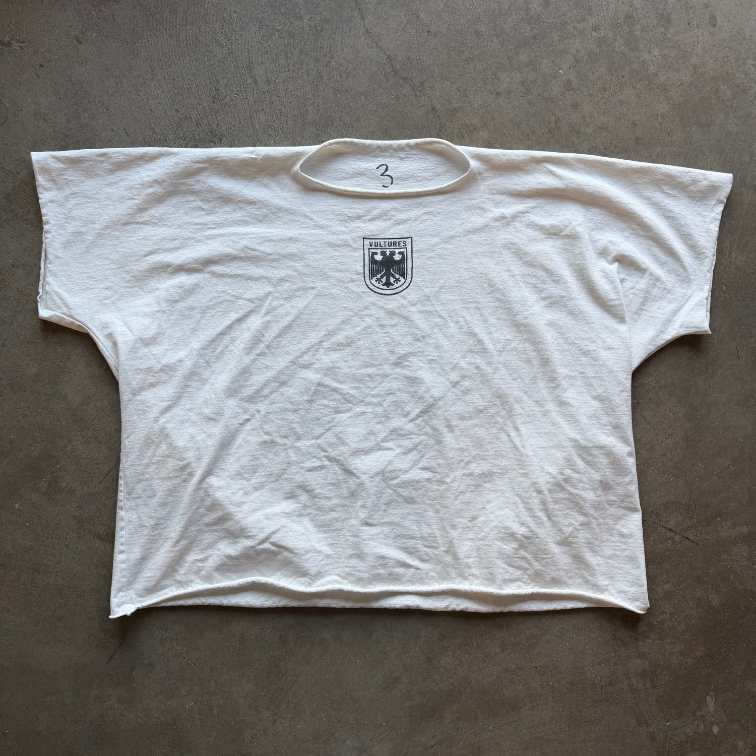 XL White Vultures Tee