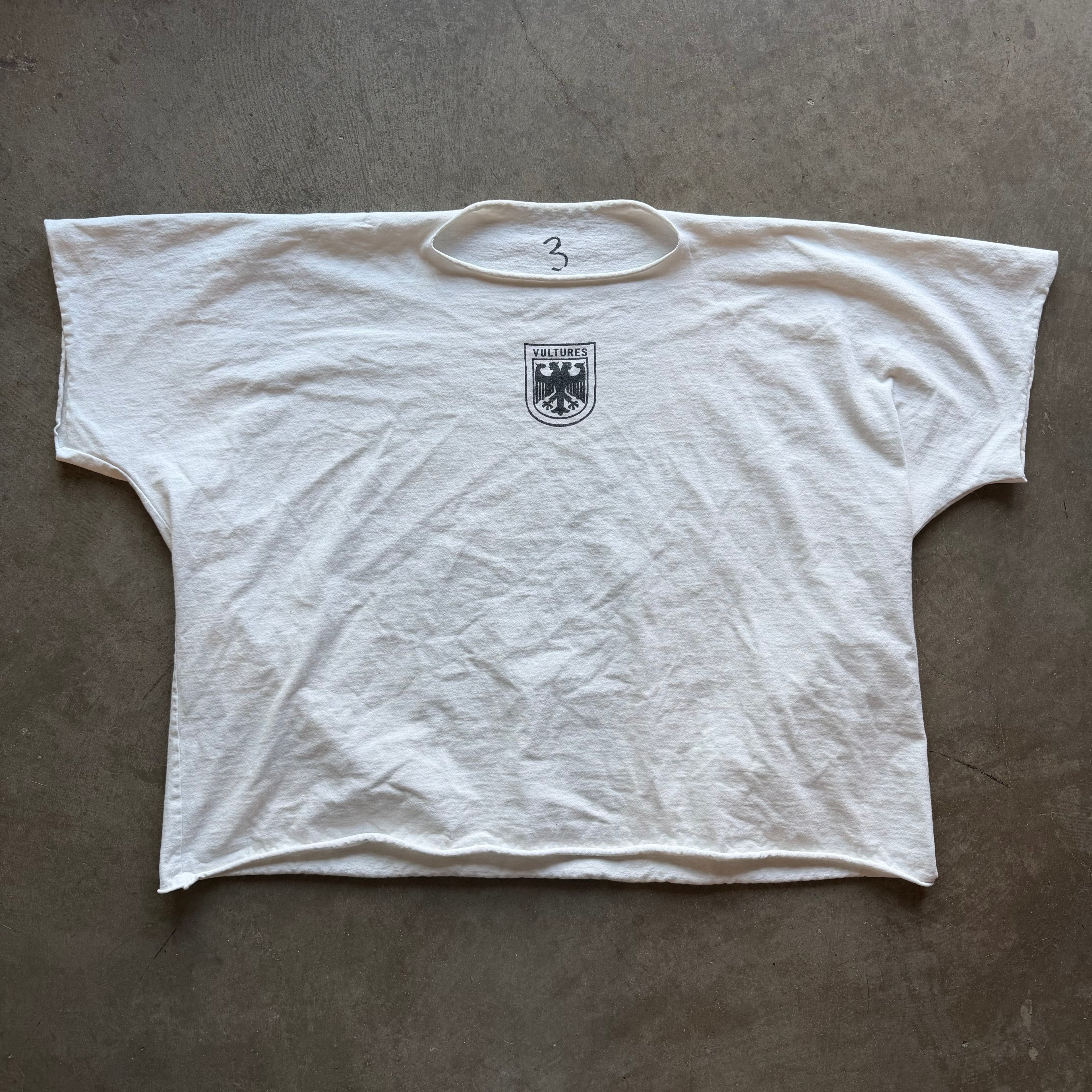 XL White Vultures Tee