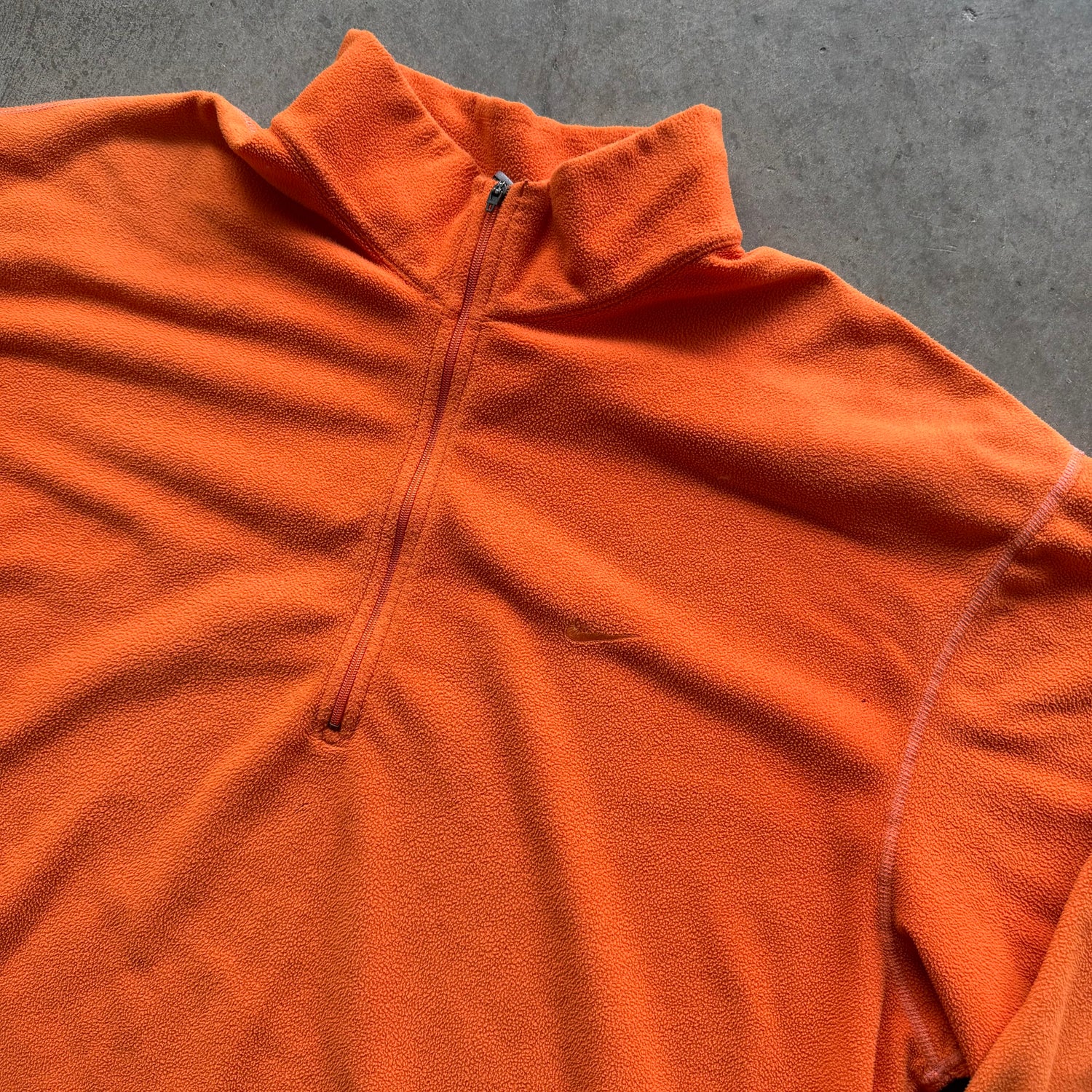 XL 00s Orange Nike Quarter Zip