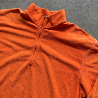 XL 00s Orange Nike Quarter Zip