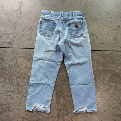 36x32 00s Distressed Carhartt Jeans
