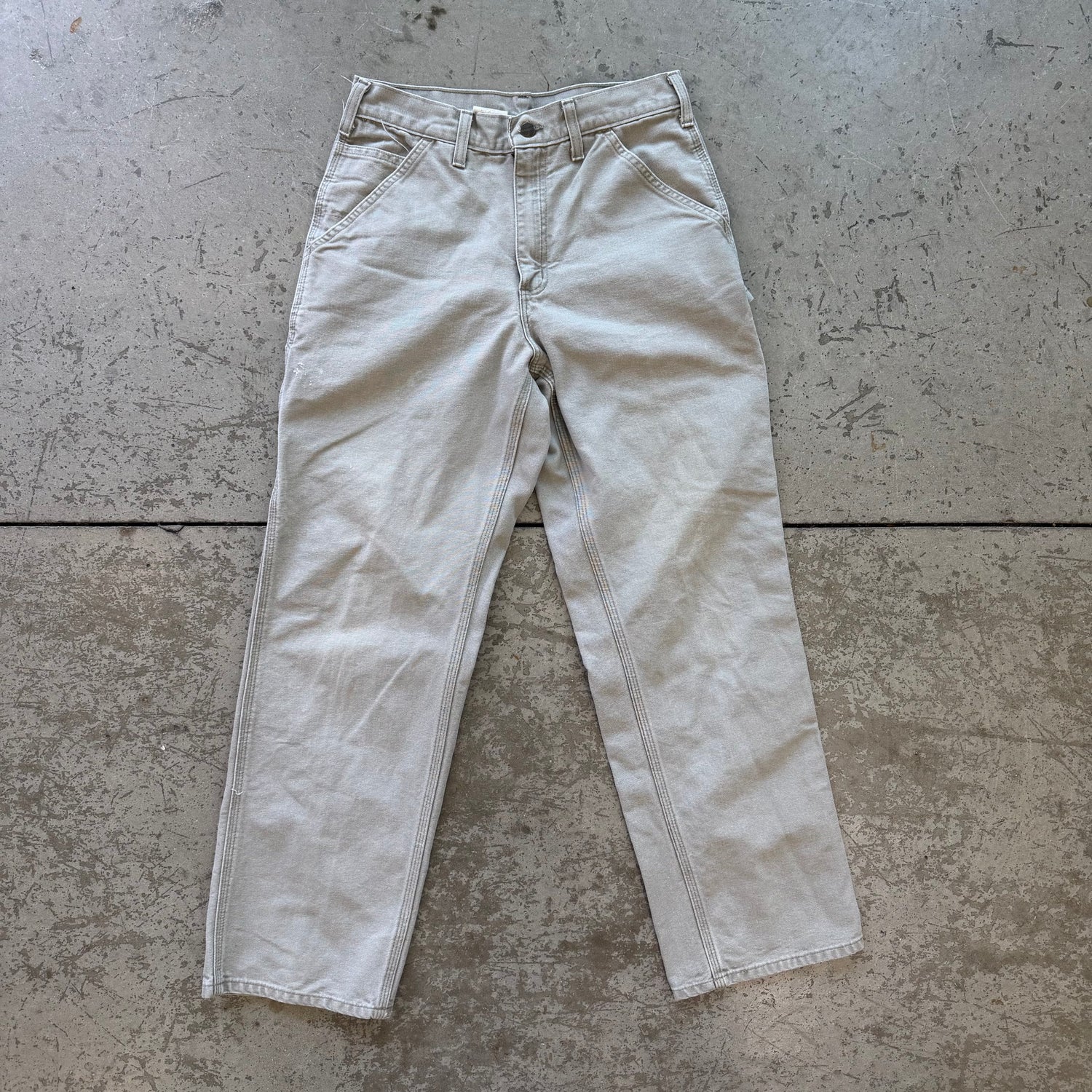 30x32 00s Beige Carhartt Pants