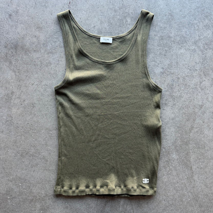 M Celine Olive Tank Top