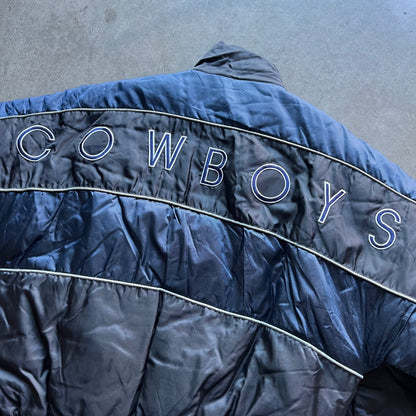 L 90s Cowboys Spellout Puffer