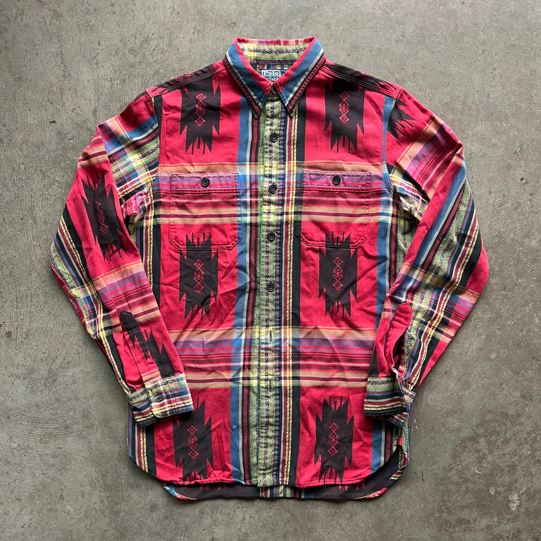 S 90s Polo Button Up