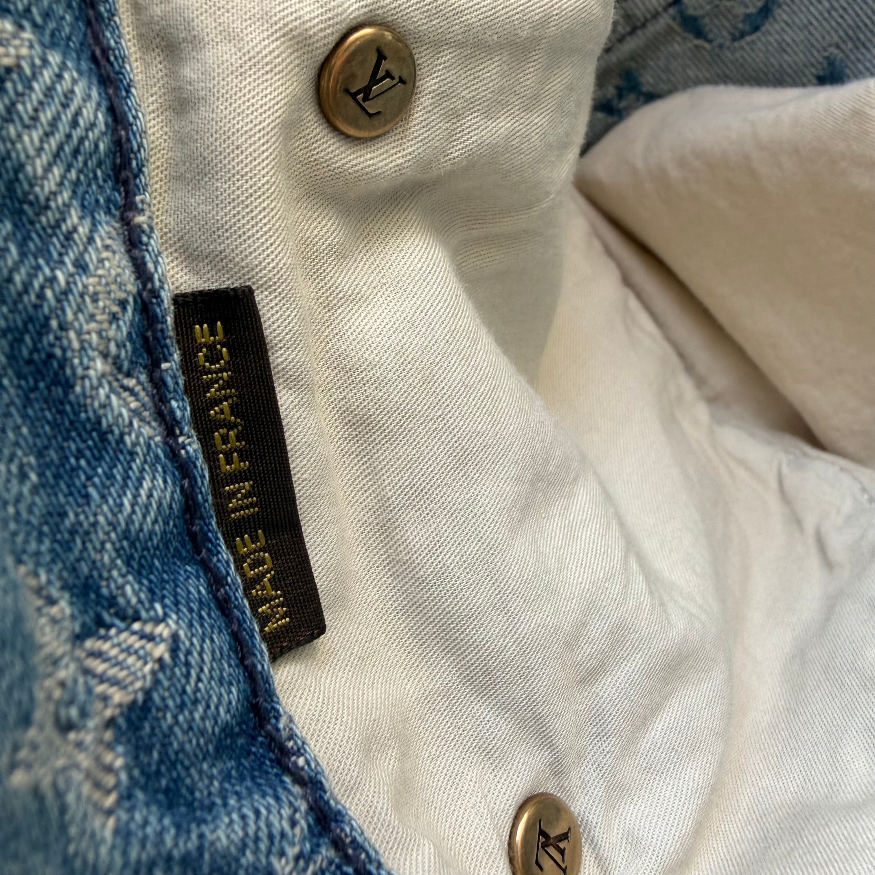 33x32 Louis Vuitton x Supreme Jacquard Denim