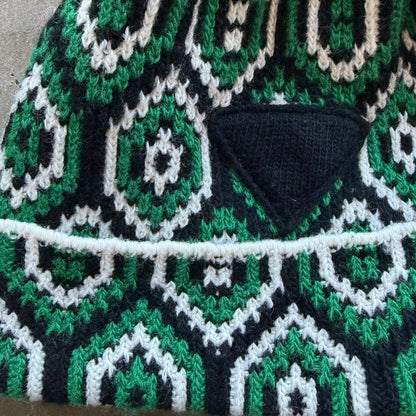 Prada Knit Beanie Green