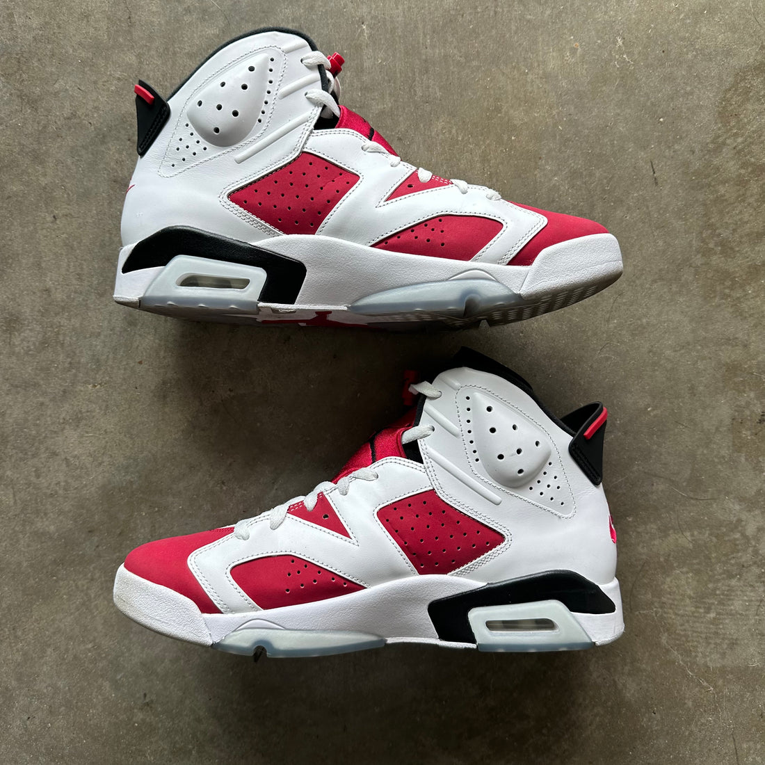 12 Used Jordan 6 Carmine