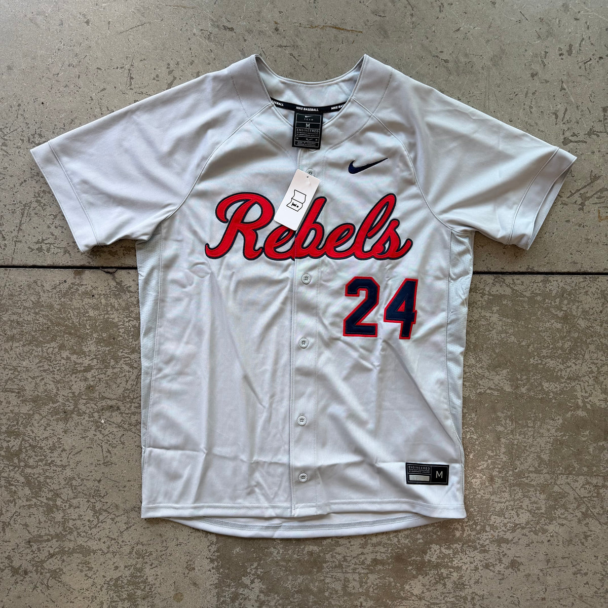 M Ole Miss Baseball Jersey