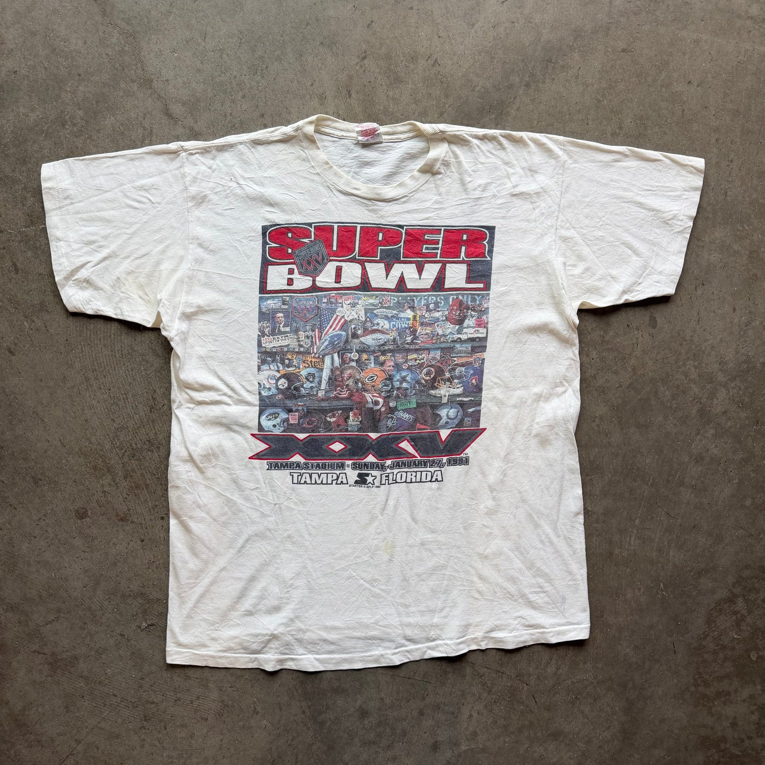 XL 90 Dallas Cowboys Super Bowl Tee