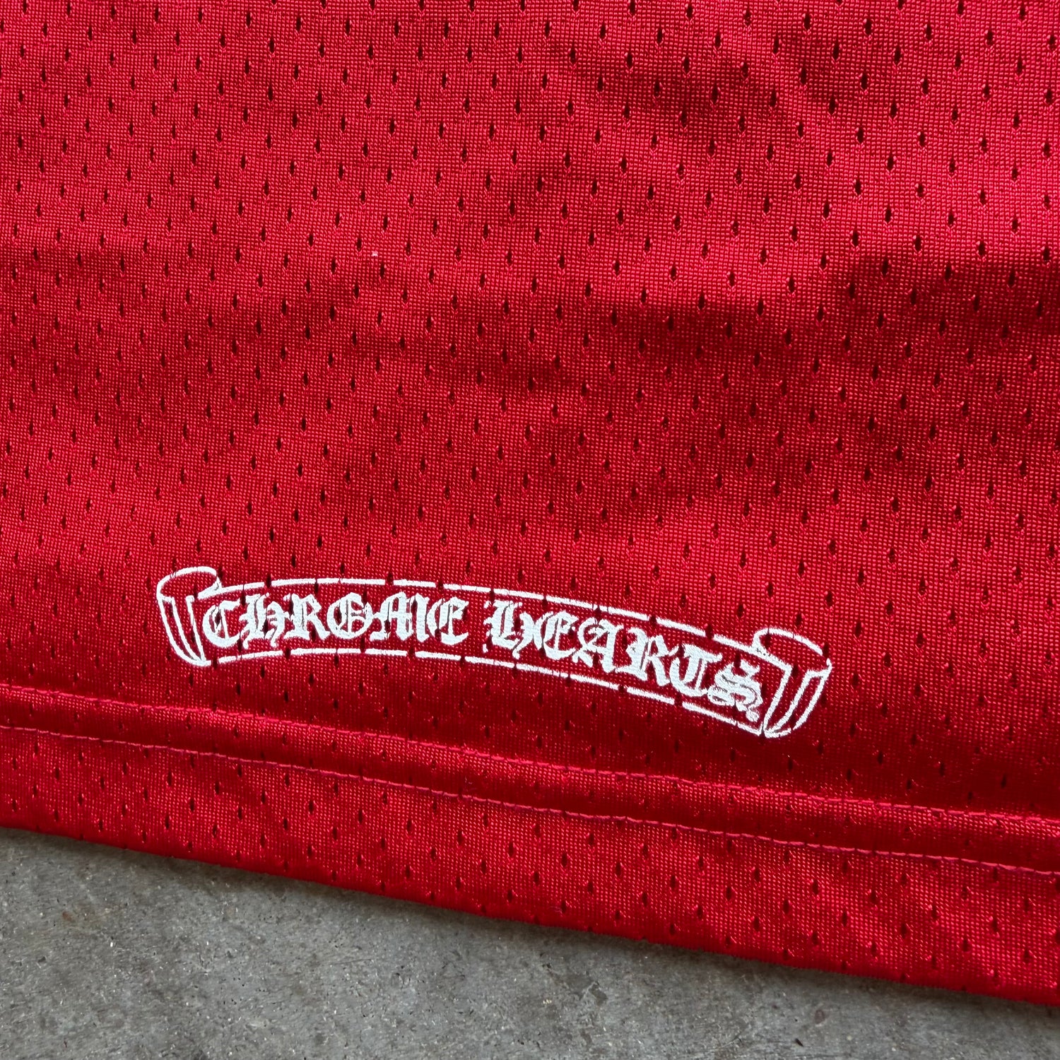L Chrome Hearts Matty Boy Mesh Jersey Red